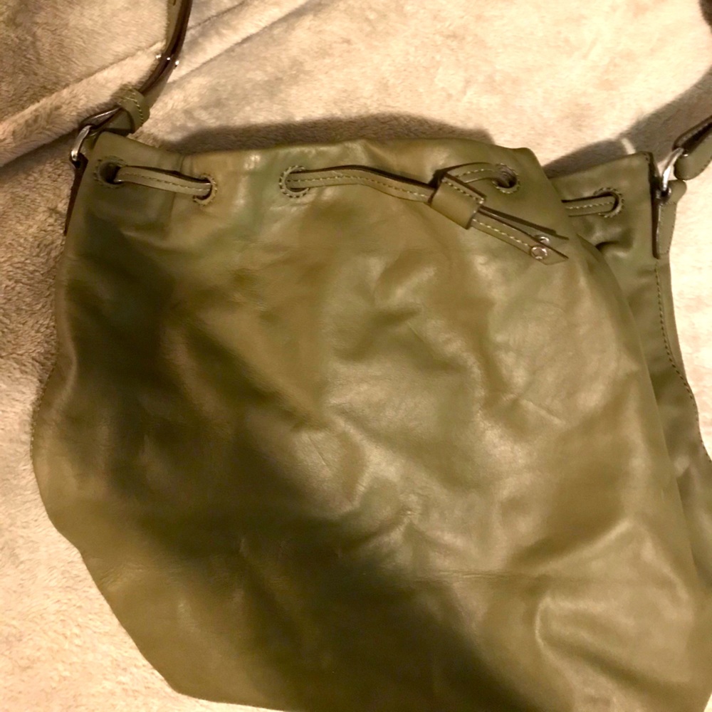 Green handbag